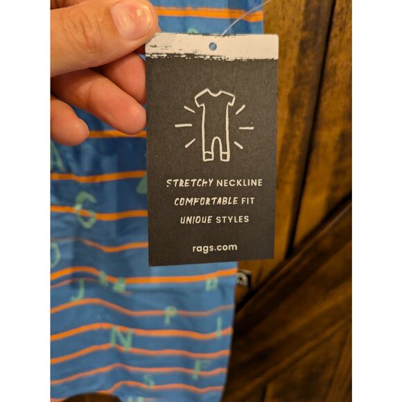 New with tags RAGS Tank Romper with Hood Size 18-24 months - Picture 6 of 7